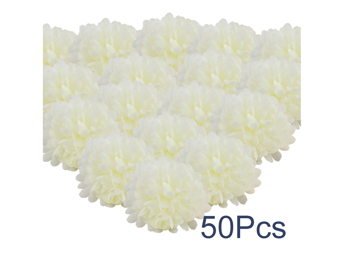 Flores artificiales de caléndula para decoración de bodas y del hogar
