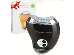 Lima De Uñas Eléctrica 2 En 1 Con Mango, Iluminación Led, Pantalla Lcd Y 3 Velocidades.