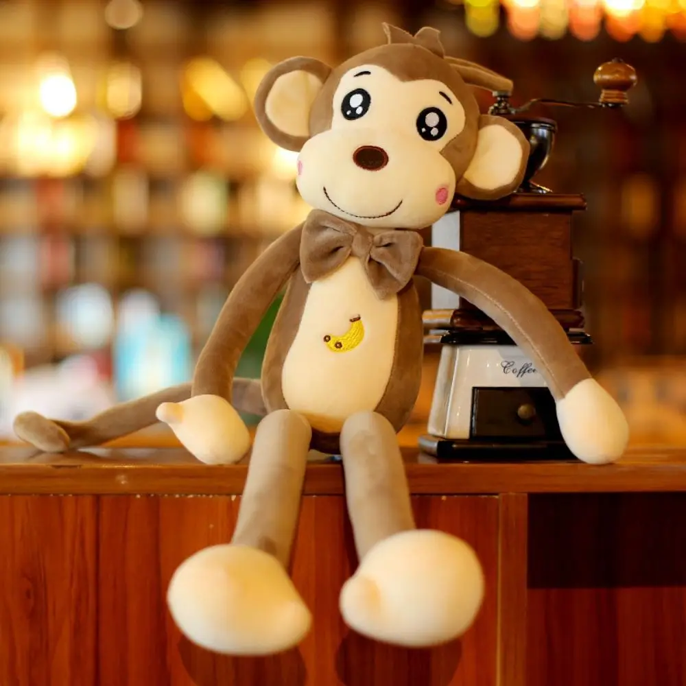 Mono De Peluche De Algodón Pp (marrón - 40 Cm), Muñeco De Mono De Dibujos Animados, Juguete Para Niños.
