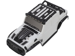 Carrocería Para Coche Rc Compatible Con Scy 16103 – Repuesto Blanco Para Competición Con Alineación