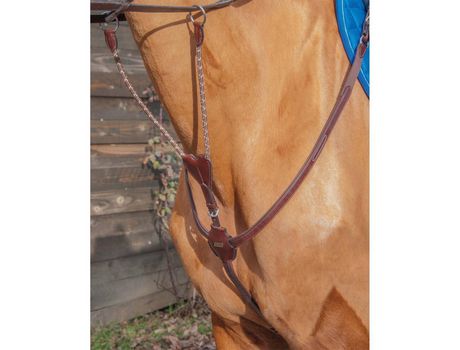 Collar de caza de lujo para caballos con puente T DE T Poney