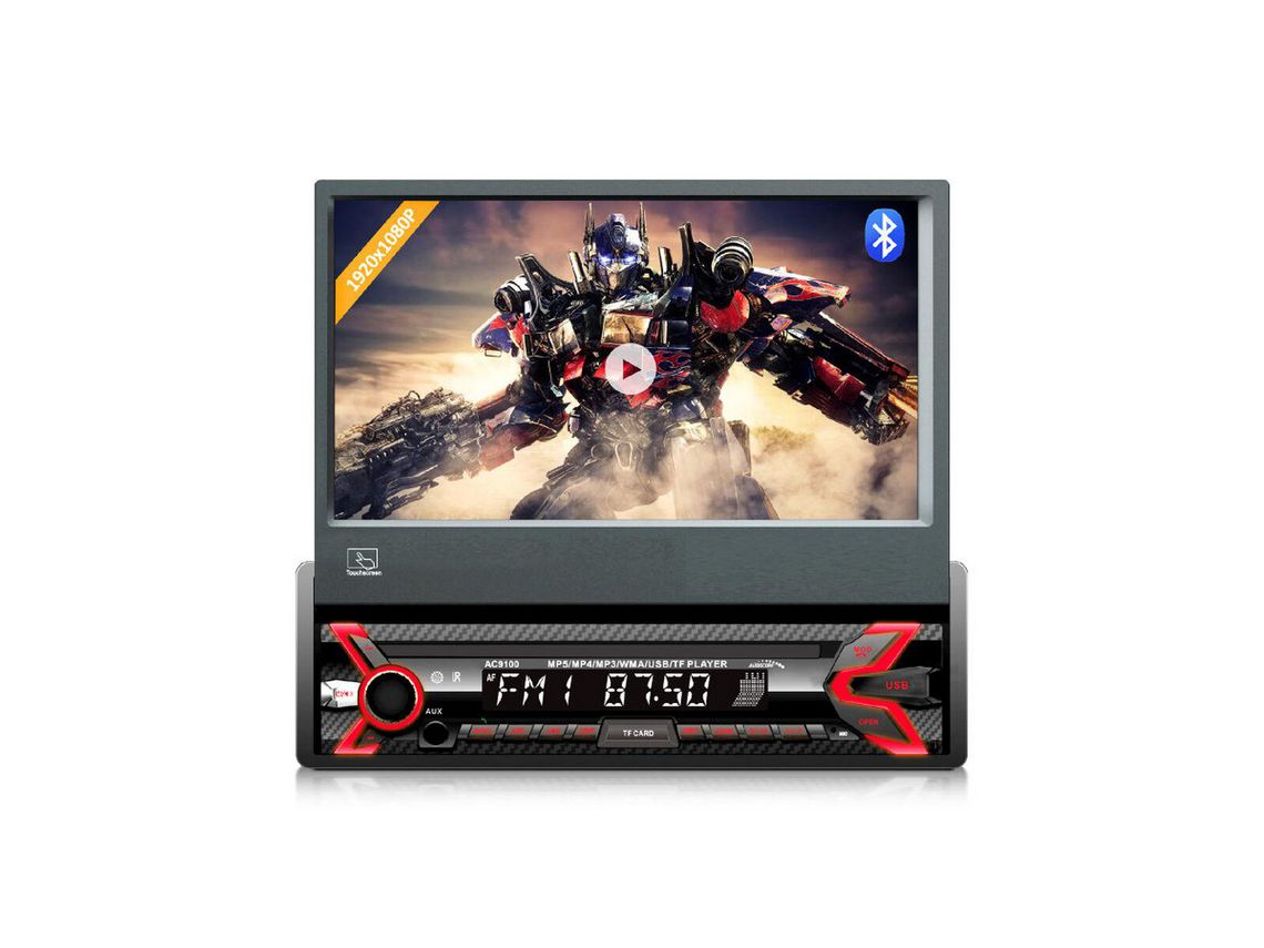 Radio CD para carros AUDIOCORE AC9100 Negro Rojo