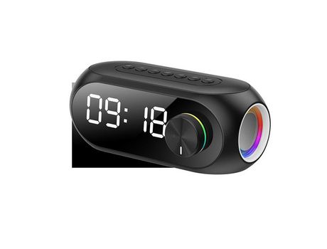 Altavoz Bluetooth inalámbrico S8 Altavoz despertador multifunción BDL23 negro