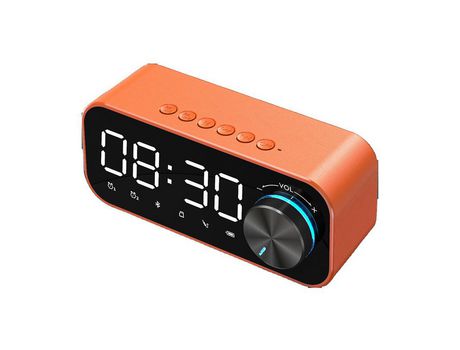 Altavoz Bluetooth inalámbrico S7 Altavoz despertador multifunción BDL23 naranja