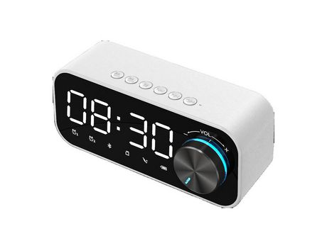 Altavoz Bluetooth inalámbrico S7 Altavoz despertador multifunción BDL23 blanco