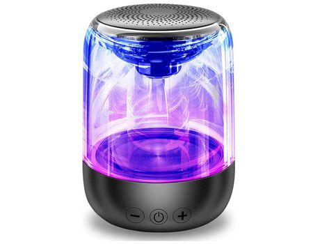 ELKUAIE Altavoz Bluetooth portátil Altavoz estéreo inalámbrico verdadero