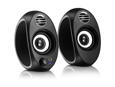 ELKUAIE Altavoz para computadora Altavoz con alimentación para PC Altavoz USB Monitor Altavoz
