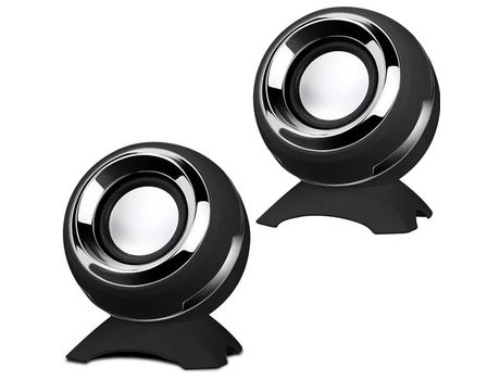 ELKUAIE Altavoz de computadora con alimentación USB Mini altavoz de escritorio de alta fidelidad
