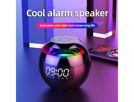Mini reloj portátil colorido con altavoz Bluetooth para uso doméstico BDL23 negro