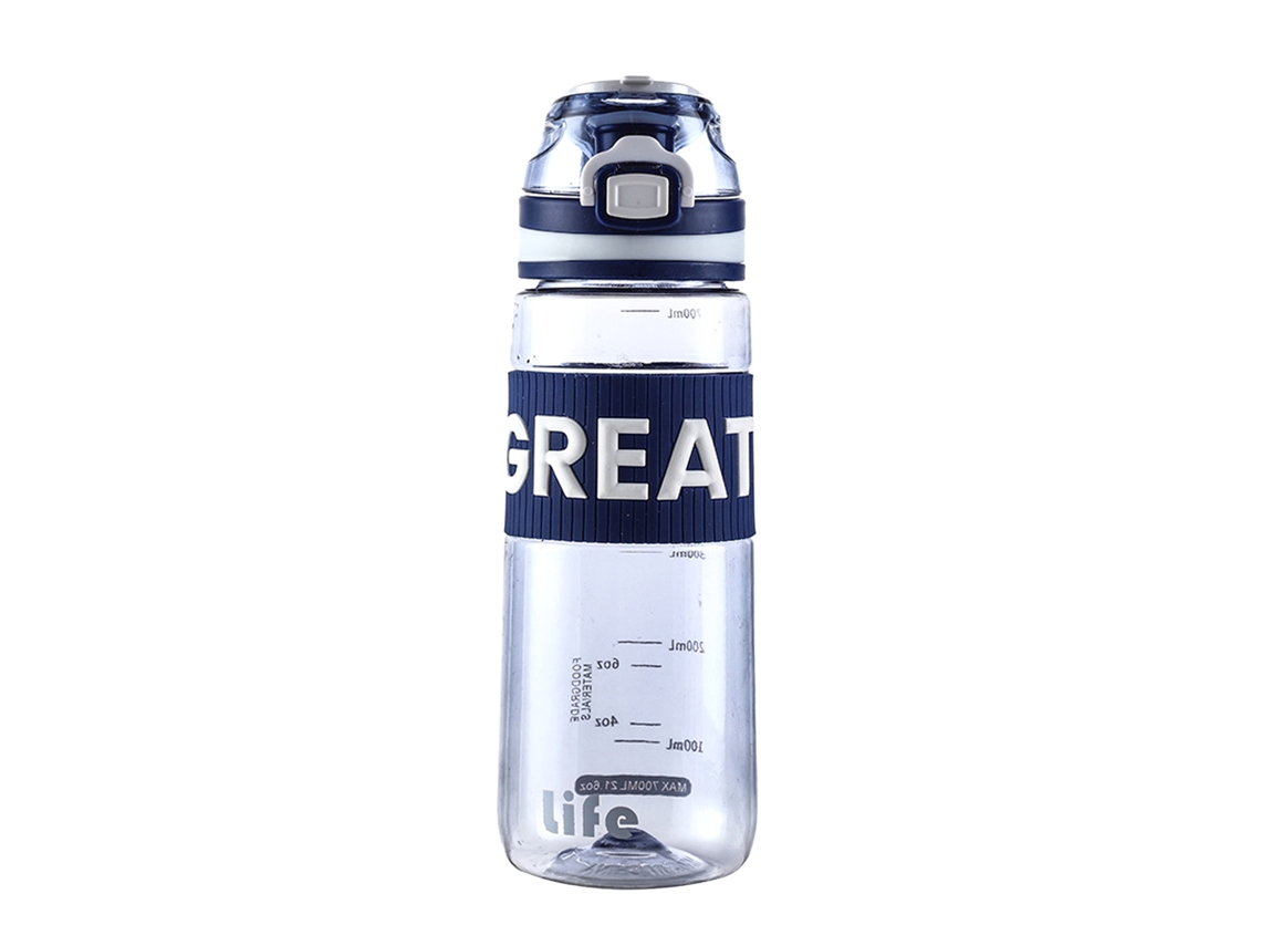 Botella de agua deportiva resistente a altas temperaturas, portátil, con tapa, para estudiantes en casa.