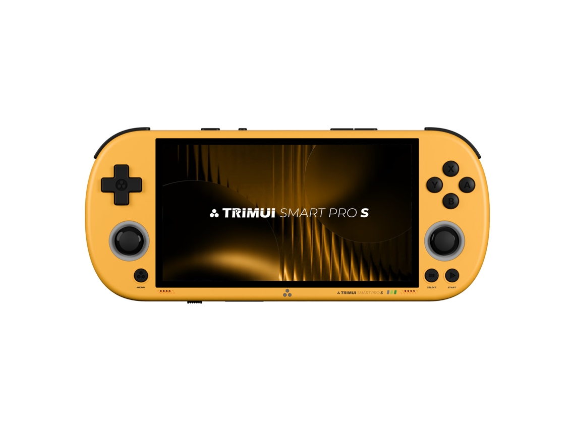 Consola De Juegos Portátil Trimui Smart Pro S De 4,96 Pulgadas Con Pantalla Ips, Más De 14.000 Juegos Integrados Y Procesador De Ocho Núcleos.