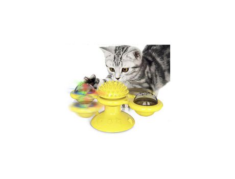 Juguete Para Gatos, Molino De Viento De Juguete Para Gatos, Juguete Interactivo Para Gatos, Plato Giratorio De Molino De Viento, Juguete Para Gatos...