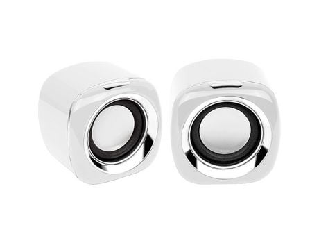 ELKUAIE Altavoz para computadora Altavoz con alimentación para PC de 5 W Altavoz USB Monitor Altavoz