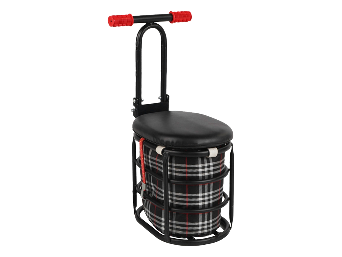 Jinwei-asiento Delantero Para Niño Bicicleta Eléctrica Impermeable Transpirable Con Bolsillo Cinturón Seguridad Y Respaldo