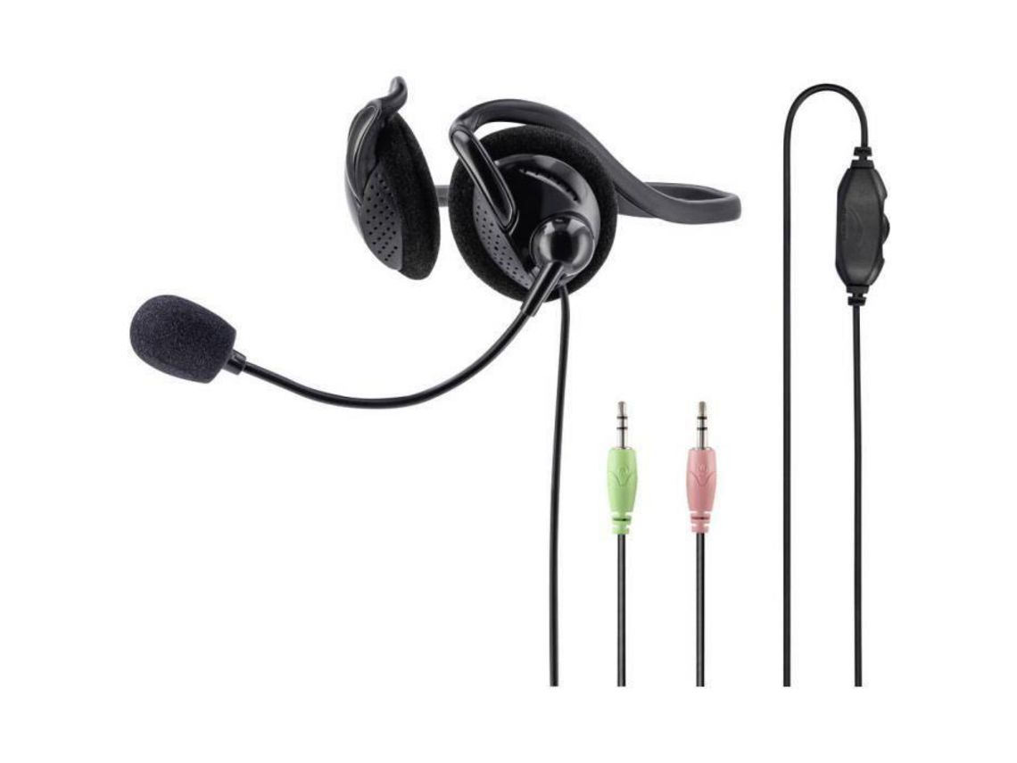 HAMA Pc Nhs-P100 139920 Auriculares Internos Estéreo Con Cable Negro