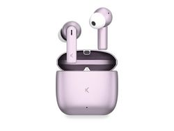 Auriculares inalámbricos KSIX Meteor, Estuche metálico, ENC, Autonomía 4+28 h, Control táctil, Asistentes de voz, Rosa