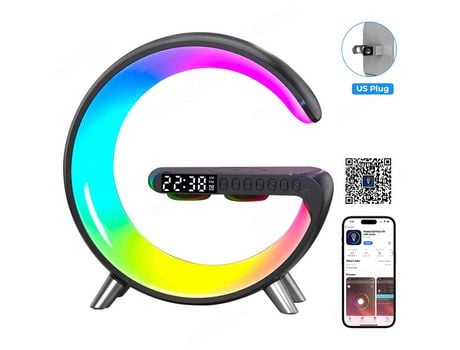 Altavoz Bluetooth inalámbrico UNBRAND con reloj despertador