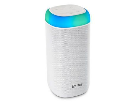Altavoz Bluetooth Shine 2.0 Led Prot. Focos de Mostrador 30W Blanco Blanco HAMA