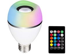 Bombilla LED inteligente con altavoz Bluetooth y mando a distancia inalámbrico