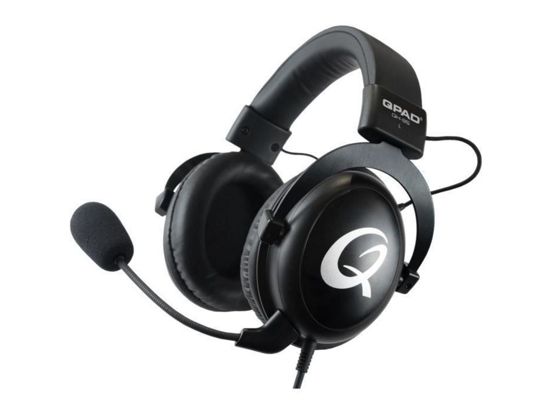 QPAD Qh-95 7.1 Auriculares Gaming Diseño Cerrado Reducción De Ruido Negro