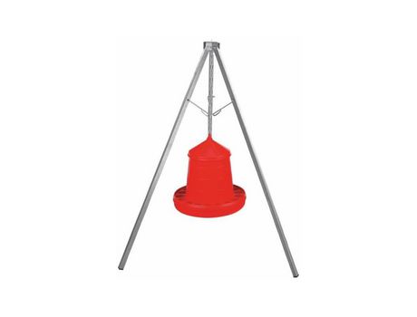 Tripode para comederos y bebederos para gallinas 41x41x107 cm SUINGA