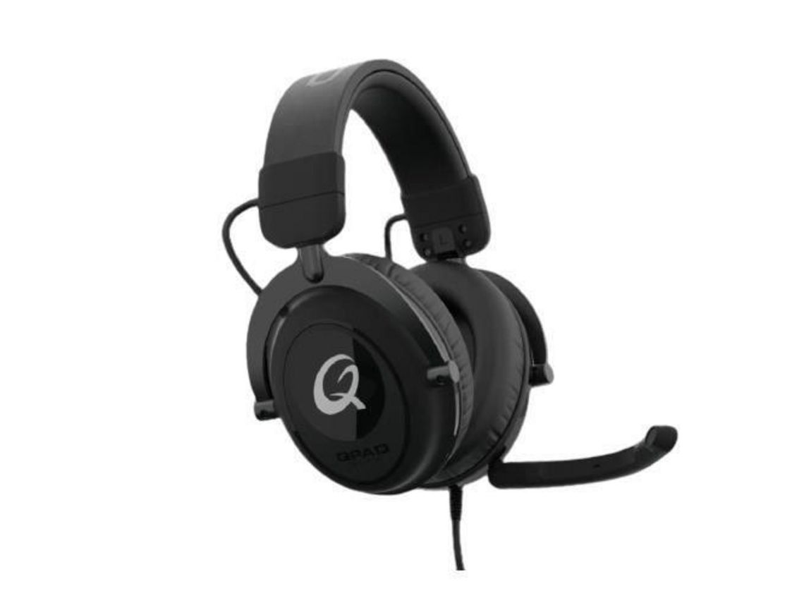 Auriculares para juegos QPAD Qh-700 negros Comodidad óptima para una experiencia de juego multiplataforma