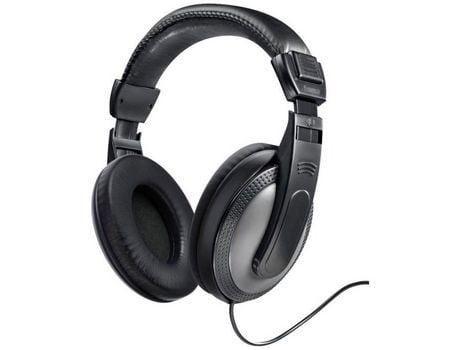 HAMA Shell Auriculares para computadora con estéreo con cable Gris oscuro Negro