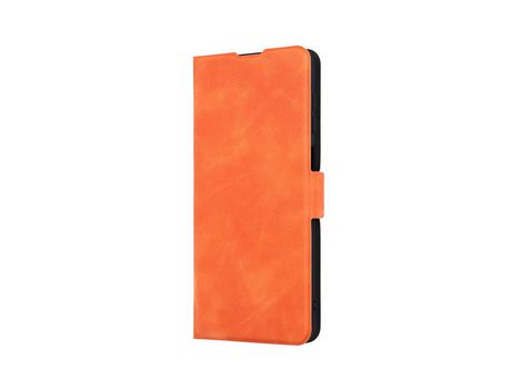 Funda para Xiaomi Redmi 10, Redmi 10 2022 Piel Sintética Naranja