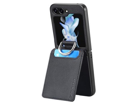 Funda para Samsung Galaxy Z Flip 5 5G JUNSUNMAY Negro