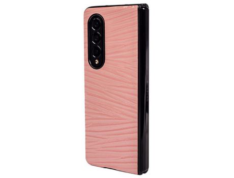 Funda para Samsung Galaxy Z Fold 4 5G Piel Sintética Rosa