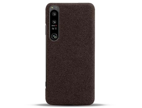 Funda para Sony Xperia 1 Iv Piel Sintética Marrón