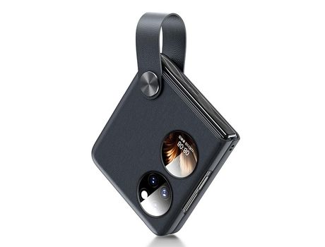 Funda para Huawei P50, P50 Pocket GKK Piel Sintética Negro