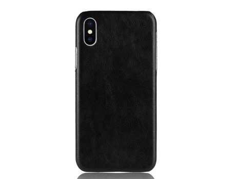 Funda para iPhone XS Max Piel Sintética Negro
