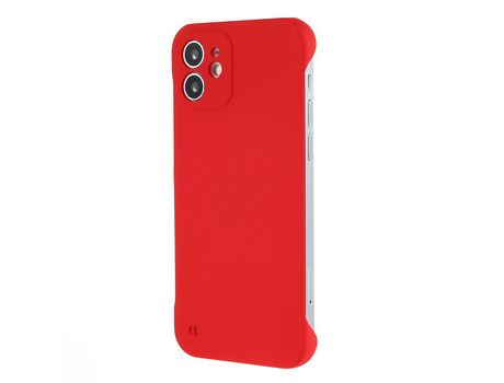 Funda para iPhone 12 Piel Sintética Rojo