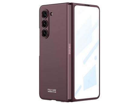 Funda para Samsung Galaxy Z Fold 5 5G GKK Piel Sintética Rojo