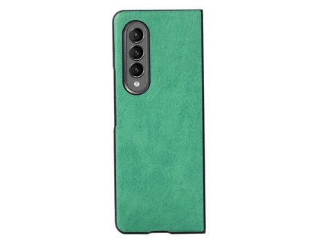Funda para Samsung Galaxy Z Fold 4 5G Piel Sintética Verde