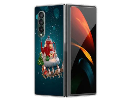 Funda para Samsung Galaxy Z Fold 4 5G Piel Sintética Multicolor