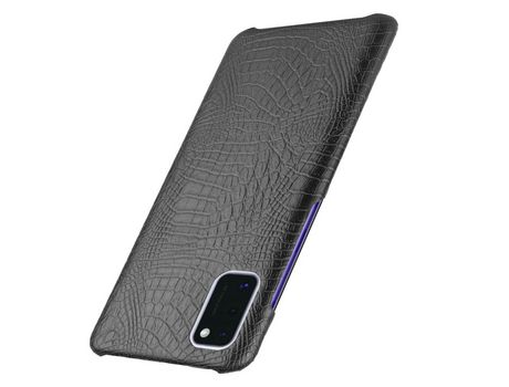 Funda para Samsung Galaxy A41 Piel Sintética Negro