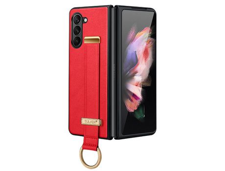 Funda para Samsung Galaxy Z Fold 5 5G SULADA Piel Sintética Rojo