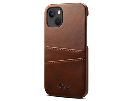 Funda para iPhone 14 SUTENI Marrón