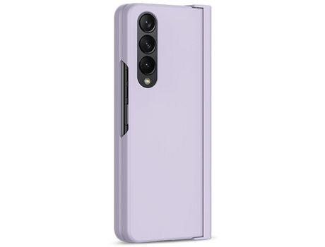 Funda para Samsung Galaxy Z Fold 4 5G Piel Sintética Morado
