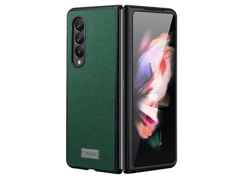 Funda para Samsung Galaxy Z Fold 4 5G SULADA Piel Sintética Verde