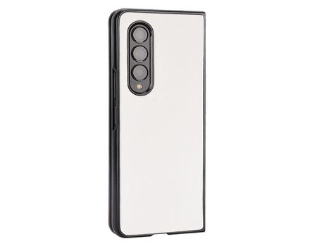 Funda para Samsung Galaxy Z Fold 3 5G Piel Sintética Blanco
