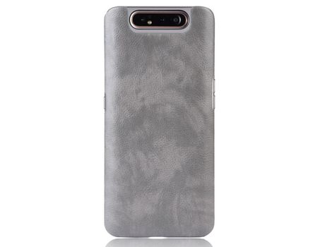 Funda para Samsung Galaxy A80 Piel Sintética Gris