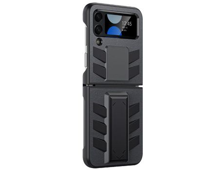 Funda para Samsung Galaxy Z Flip 4 5G Piel Sintética Negro