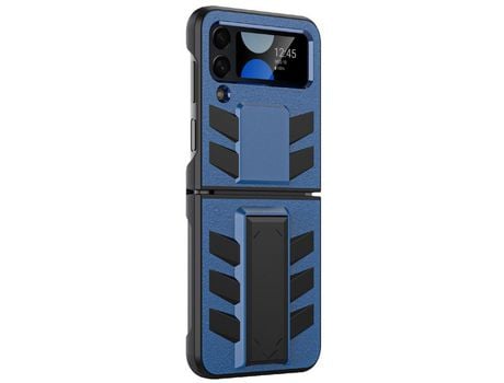Funda para Samsung Galaxy Z Flip 4 5G Piel Sintética Azul
