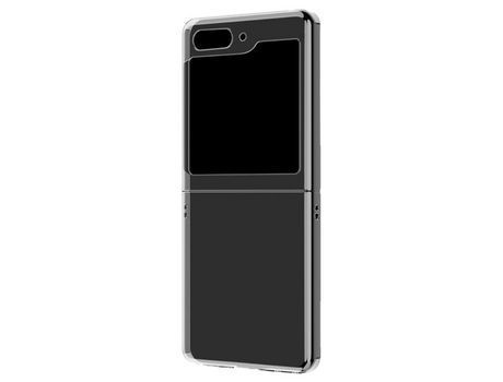 Funda para Samsung Galaxy Z Flip 5 5G Piel Sintética Transparente