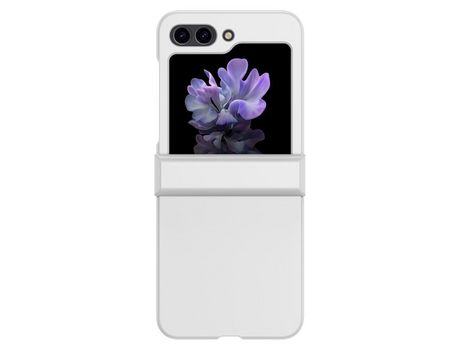 Funda para Samsung Galaxy Z Flip 5 5G Piel Sintética Blanco