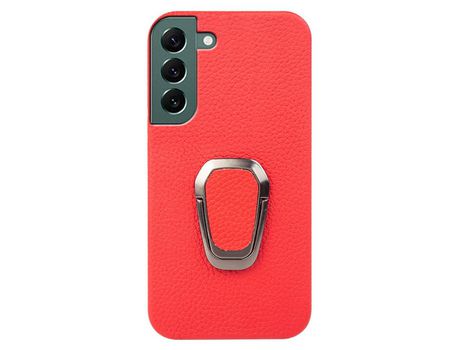Funda para Samsung Galaxy S22+/S22 5G Piel Sintética Rojo