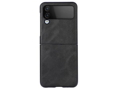 Funda para Samsung Galaxy Z Flip 4 5G Piel Sintética Negro